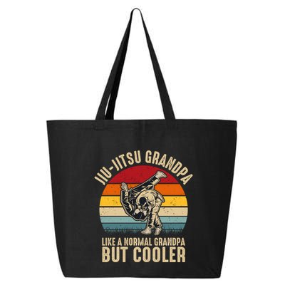 Jiu Jitsu Grandpa Like A Normal But Cooler Funny Dad Gifts Retro Plus Size 25L Jumbo Tote