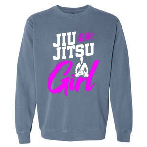 Jiu Jitsu Girl Brazilian Martial Arts Women Gift Garment-Dyed Sweatshirt