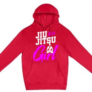 Jiu Jitsu Girl Brazilian Martial Arts Women Gift Premium Pullover Hoodie