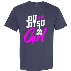 Jiu Jitsu Girl Brazilian Martial Arts Women Gift Garment-Dyed Heavyweight T-Shirt