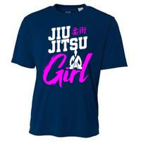 Jiu Jitsu Girl Brazilian Martial Arts Women Gift Cooling Performance Crew T-Shirt