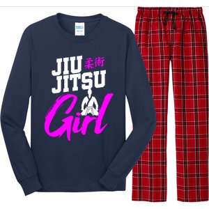 Jiu Jitsu Girl Brazilian Martial Arts Women Gift Long Sleeve Pajama Set