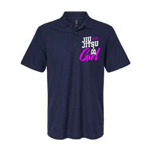 Jiu Jitsu Girl Brazilian Martial Arts Women Gift Softstyle Adult Sport Polo