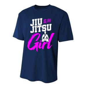 Jiu Jitsu Girl Brazilian Martial Arts Women Gift Performance Sprint T-Shirt