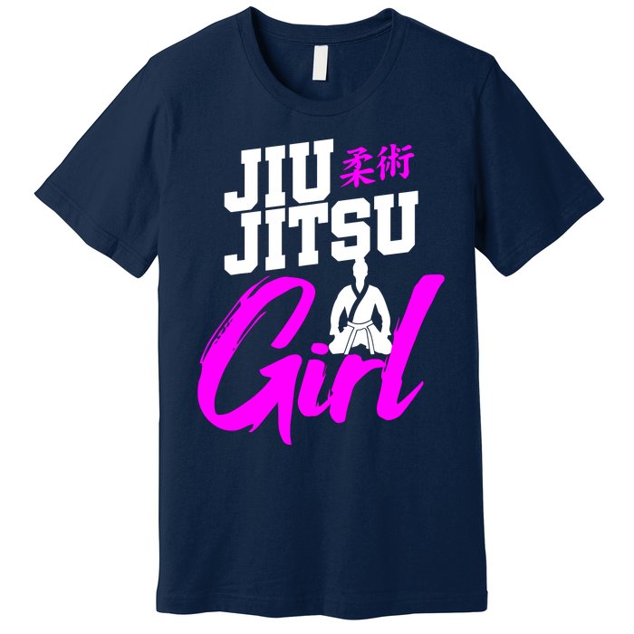 Jiu Jitsu Girl Brazilian Martial Arts Women Gift Premium T-Shirt