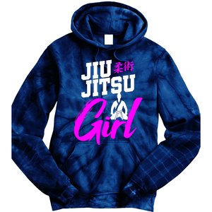 Jiu Jitsu Girl Brazilian Martial Arts Women Gift Tie Dye Hoodie