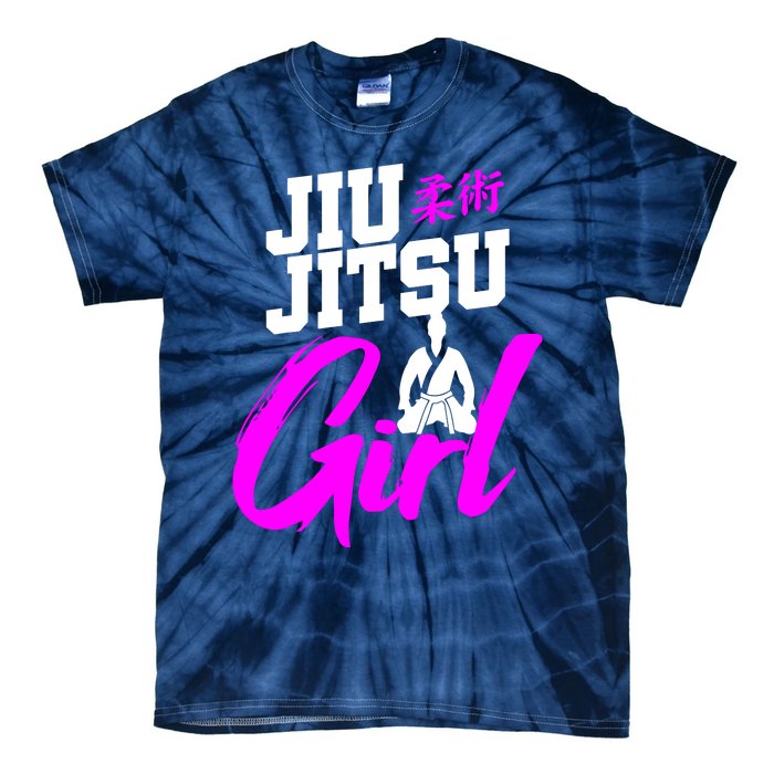 Jiu Jitsu Girl Brazilian Martial Arts Women Gift Tie-Dye T-Shirt