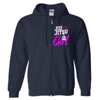 Jiu Jitsu Girl Brazilian Martial Arts Women Gift Full Zip Hoodie