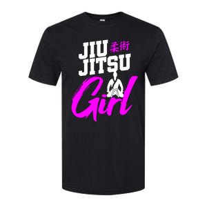 Jiu Jitsu Girl Brazilian Martial Arts Women Gift Softstyle CVC T-Shirt