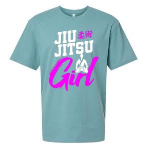 Jiu Jitsu Girl Brazilian Martial Arts Women Gift Sueded Cloud Jersey T-Shirt