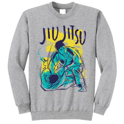 Jiu Jitsu Grunge Tall Sweatshirt