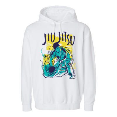Jiu Jitsu Grunge Garment-Dyed Fleece Hoodie