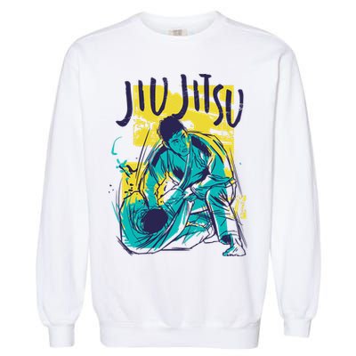 Jiu Jitsu Grunge Garment-Dyed Sweatshirt
