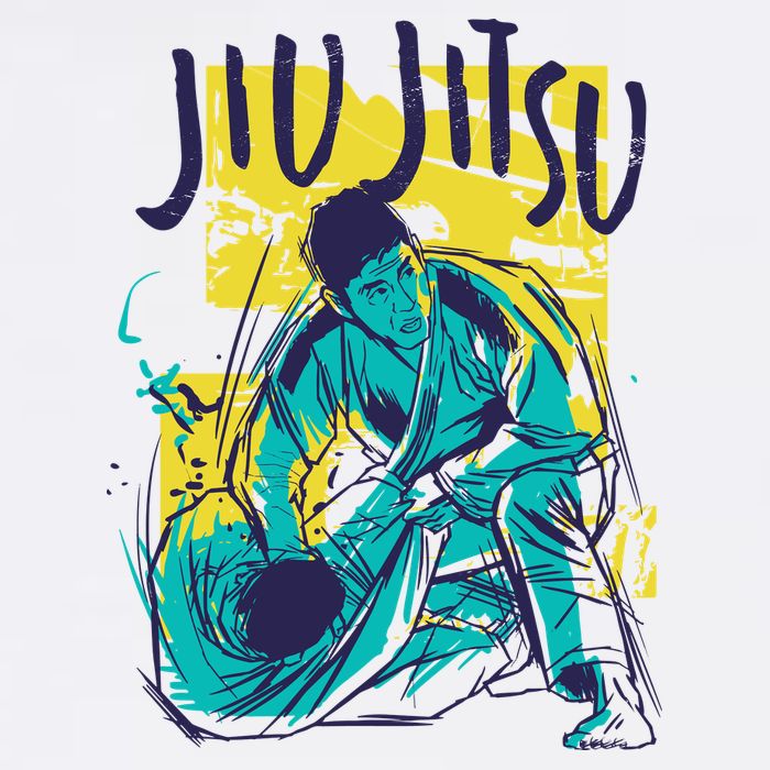 Jiu Jitsu Grunge T-Shirt