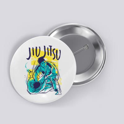 Jiu Jitsu Grunge Button