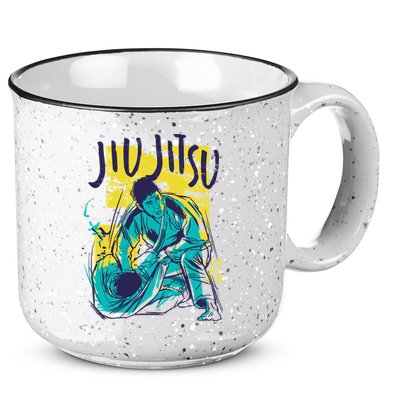 Jiu Jitsu Grunge 15oz Campfire Ceramic Mug