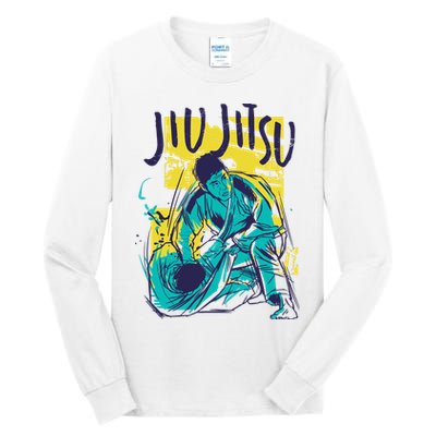 Jiu Jitsu Grunge Tall Long Sleeve T-Shirt