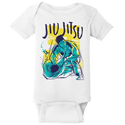 Jiu Jitsu Grunge Baby Bodysuit