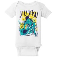 Jiu Jitsu Grunge Baby Bodysuit