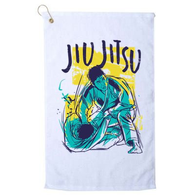 Jiu Jitsu Grunge Golf Towel