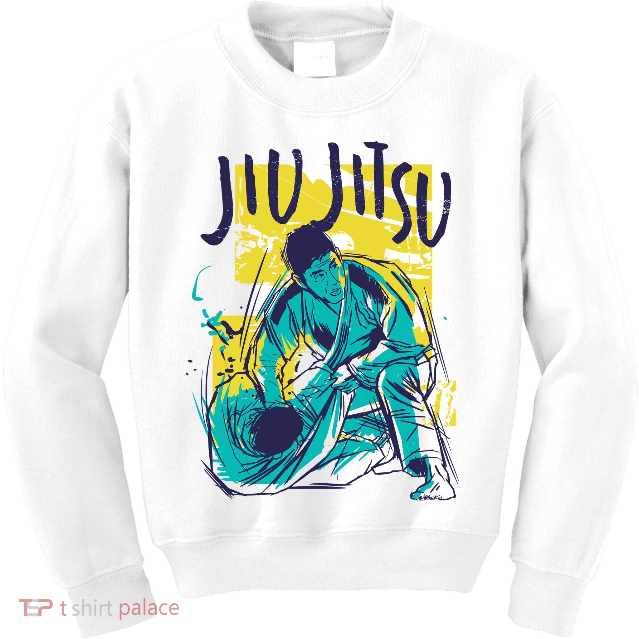 Jiu Jitsu Grunge Kids Sweatshirt