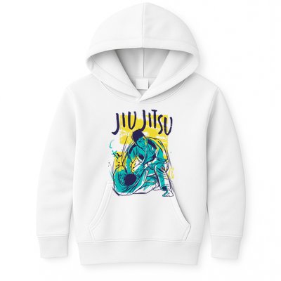 Jiu Jitsu Grunge Kids Hoodie