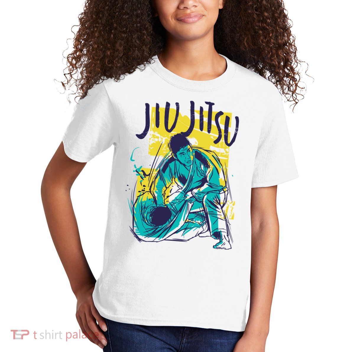 Jiu Jitsu Grunge Kids T-Shirt