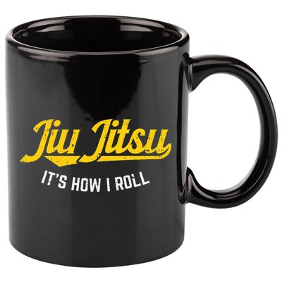 Jiu Jitsu How I Roll Funny Bjj Training Martial Arts Gift 11oz C Handle Ceramic Mug