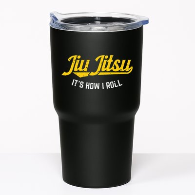 Jiu Jitsu How I Roll Funny Bjj Training Martial Arts Gift Tumbler