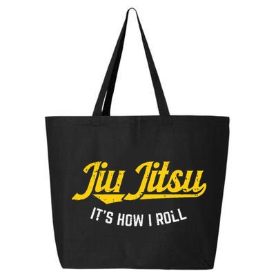 Jiu Jitsu How I Roll Funny Bjj Training Martial Arts Gift 25L Jumbo Tote