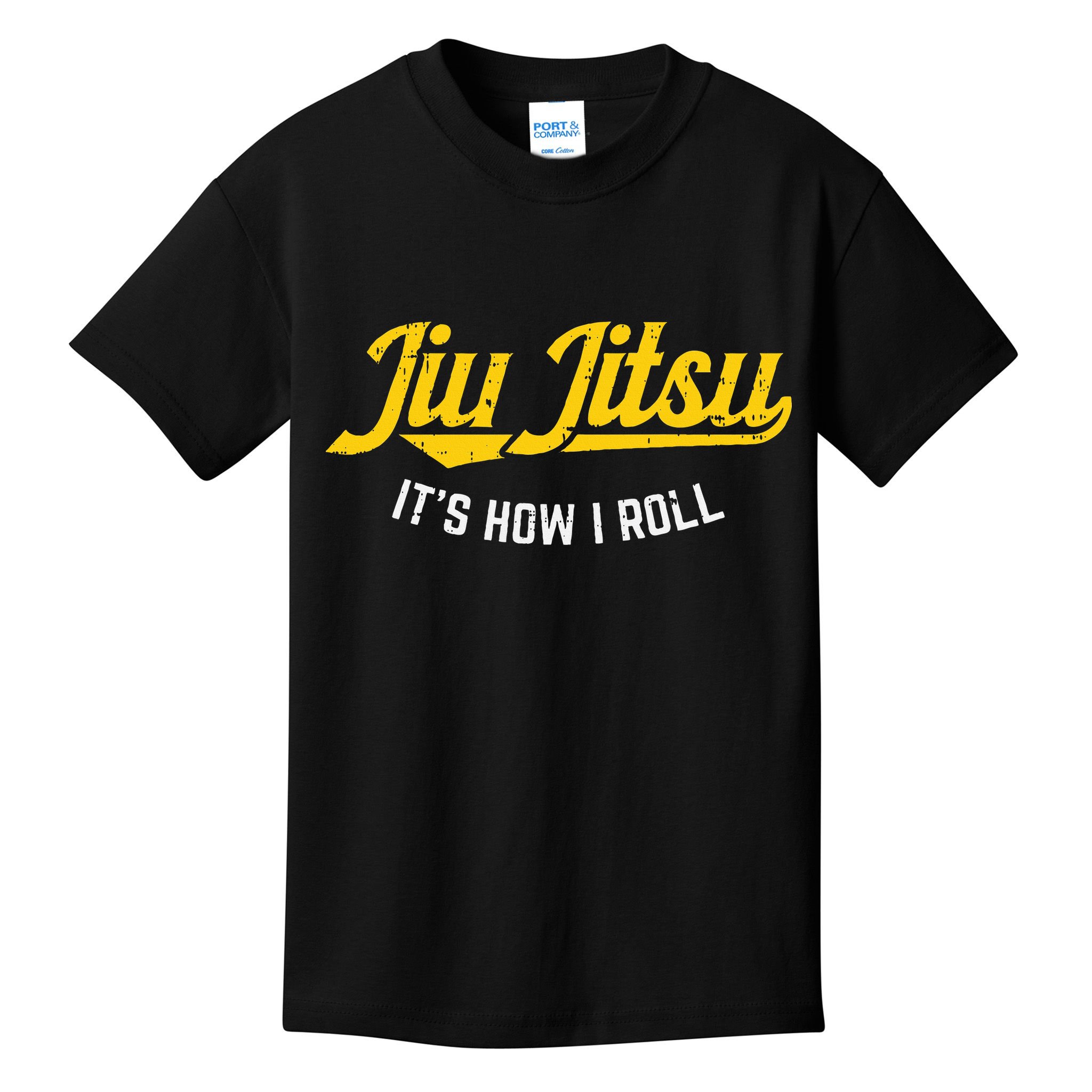 Jiu Jitsu How I Roll Funny Bjj Training Martial Arts Gift Kids T-Shirt