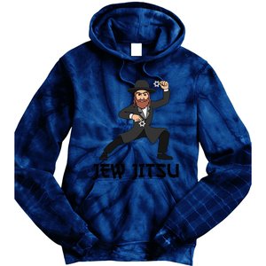 Jew Jitsu Hebrew Jiu Jitsu Funny Jewish Hanukkah  Tie Dye Hoodie