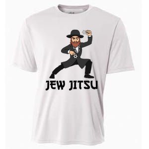 Jew Jitsu Hebrew Jiu Jitsu Funny Jewish Hanukkah  Cooling Performance Crew T-Shirt