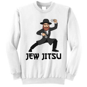 Jew Jitsu Hebrew Jiu Jitsu Funny Jewish Hanukkah  Sweatshirt