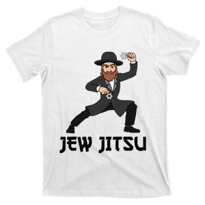 Jew Jitsu Hebrew Jiu Jitsu Funny Jewish Hanukkah  T-Shirt