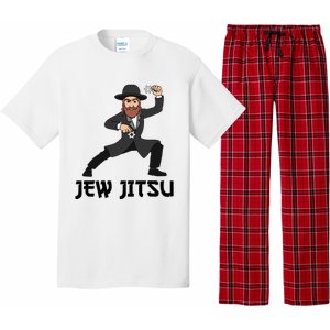 Jew Jitsu Hebrew Jiu Jitsu Funny Jewish Hanukkah  Pajama Set