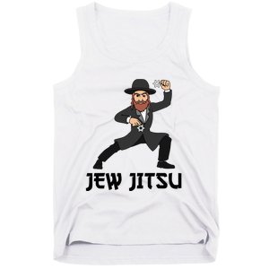 Jew Jitsu Hebrew Jiu Jitsu Funny Jewish Hanukkah  Tank Top