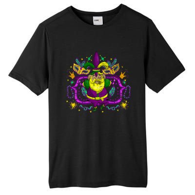 Joker Jester Hat Masquerade Parade Funny Mardi Gras Cute Gift Tall Fusion ChromaSoft Performance T-Shirt