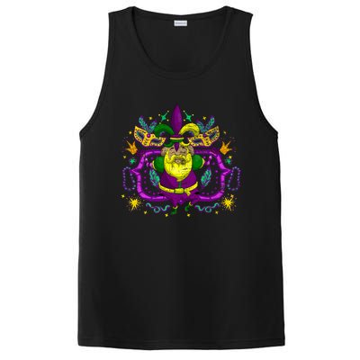 Joker Jester Hat Masquerade Parade Funny Mardi Gras Cute Gift PosiCharge Competitor Tank