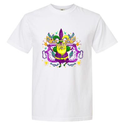 Joker Jester Hat Masquerade Parade Funny Mardi Gras Cute Gift Garment-Dyed Heavyweight T-Shirt