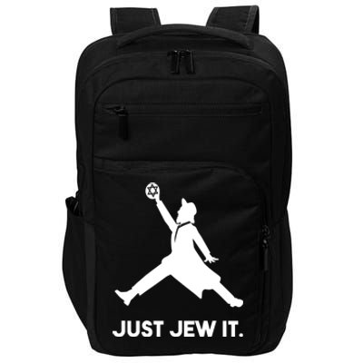 Just Jew It Funny Jewish Impact Tech Backpack