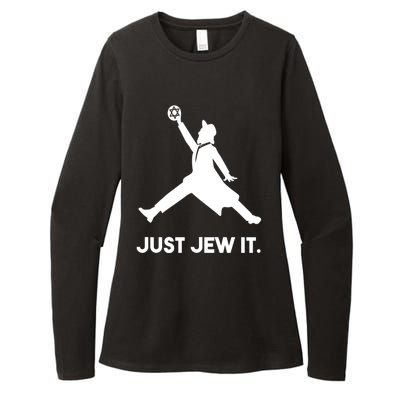 Just Jew It Funny Jewish Womens CVC Long Sleeve Shirt