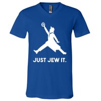 Just Jew It Funny Jewish V-Neck T-Shirt