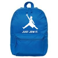 Just Jew It Funny Jewish 16 in Basic Backpack