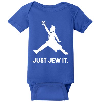 Just Jew It Funny Jewish Baby Bodysuit