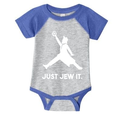 Just Jew It Funny Jewish Infant Baby Jersey Bodysuit