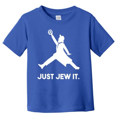 Just Jew It Funny Jewish Toddler T-Shirt