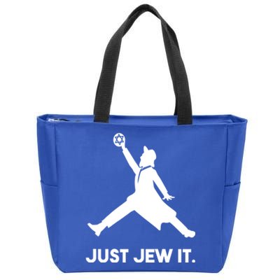 Just Jew It Funny Jewish Zip Tote Bag