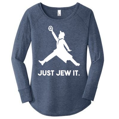 Just Jew It Funny Jewish Women's Perfect Tri Tunic Long Sleeve Shirt