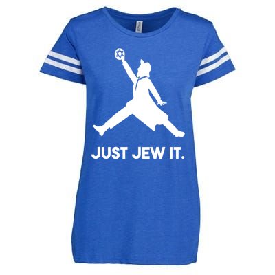 Just Jew It Funny Jewish Enza Ladies Jersey Football T-Shirt